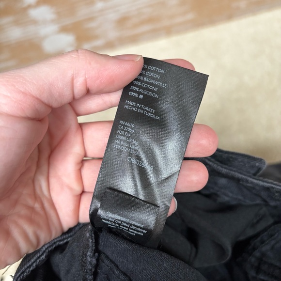 Free People Dakota Straight Leg Jeans Black Classic Basic Casual Womens 29 - Picture 5 of 5